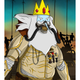 Illustration for article titled The Ice King Is A Perfect Immortan Joe In iAdventure Time/i/iMad Max/i Mashups